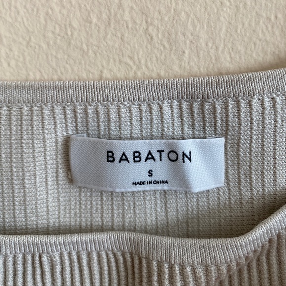 Aritzia Babaton Sculpt Knit Tank (Matte Pearl, S) - Picture 4 of 4
